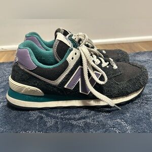 New Balance 574 'Black Purple Teal'